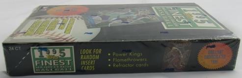 1995 Topps Finest Baseball Hobby Wax Box with (24) Packs at PristineAuction.com 1995 Topps Finest Baseball Hobby Wax Box with (24) Packs at PristineAuction.com