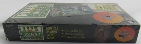 1995 Topps Finest Baseball Hobby Wax Box with (24) Packs at PristineAuction.com 1995 Topps Finest Baseball Hobby Wax Box with (24) Packs at PristineAuction.com