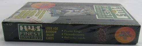 1995 Topps Finest Baseball Hobby Wax Box with (24) Packs at PristineAuction.com 1995 Topps Finest Baseball Hobby Wax Box with (24) Packs at PristineAuction.com