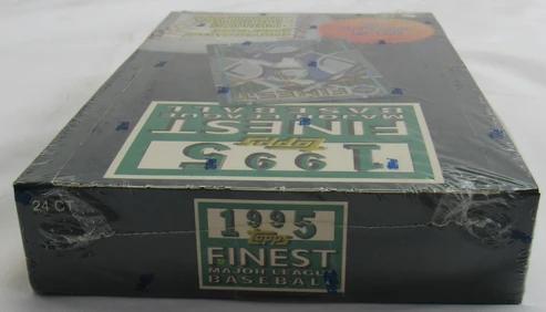 1995 Topps Finest Baseball Hobby Wax Box with (24) Packs at PristineAuction.com 1995 Topps Finest Baseball Hobby Wax Box with (24) Packs at PristineAuction.com
