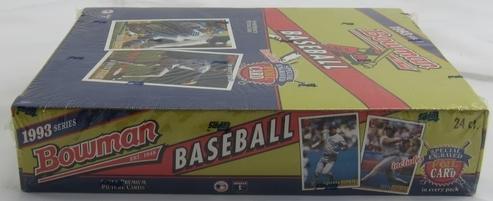 1993 Bowman Baseball Hobby Wax Box with (24) Packs at PristineAuction.com 1993 Bowman Baseball Hobby Wax Box with (24) Packs at PristineAuction.com