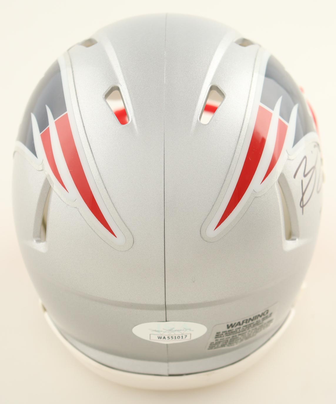 Bailey Zappe Signed Patriots Speed Mini Helmet (JSA) at PristineAuction.com Bailey Zappe Signed Patriots Speed Mini Helmet (JSA) at PristineAuction.com