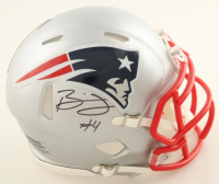 Bailey Zappe Signed Patriots Speed Mini Helmet (JSA) at PristineAuction.com