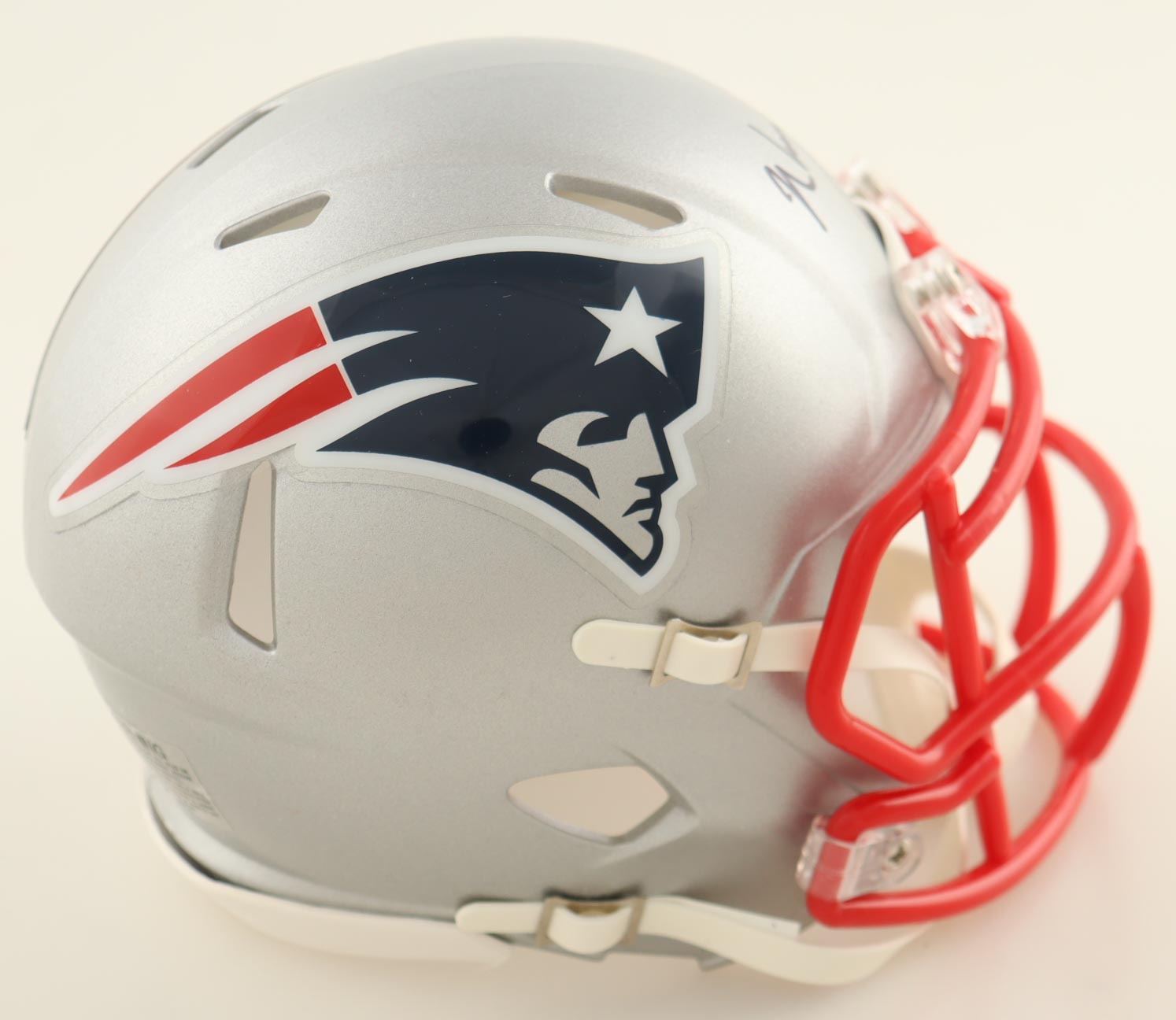 N'Keal Harry Signed Patriots Speed Mini Helmet (NEP) at PristineAuction.com N'Keal Harry Signed Patriots Speed Mini Helmet (NEP) at PristineAuction.com