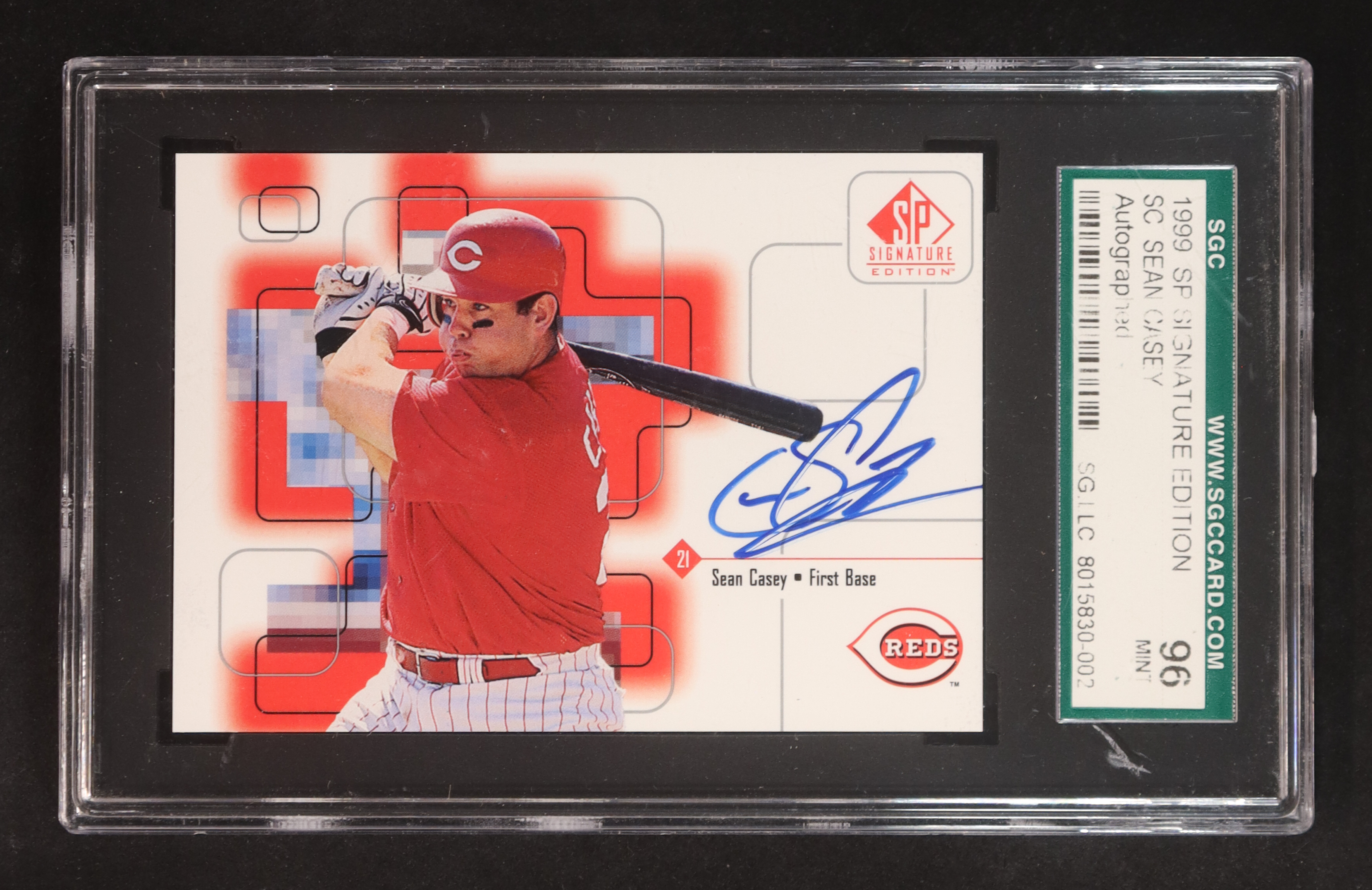 Sean Casey 1999 Sp Signature Edition Auto (SGC 9) at PristineAuction.com Sean Casey 1999 Sp Signature Edition Auto (SGC 9) at PristineAuction.com