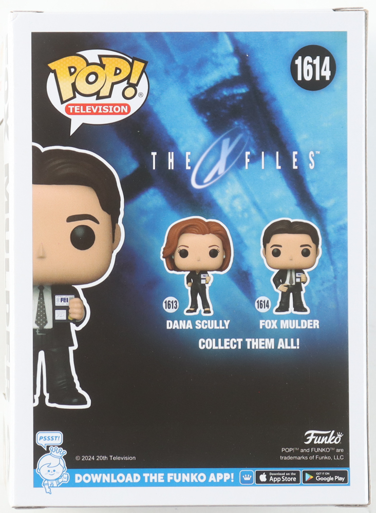 David Duchovny Signed "The X Files" #1614 Fox Mulder Funko Pop! Vinyl Figure (JSA) at PristineAuction.com David Duchovny Signed "The X Files" #1614 Fox Mulder Funko Pop! Vinyl Figure (JSA) at PristineAuction.com