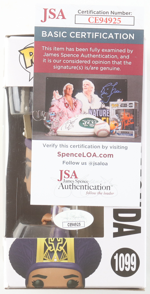Angela Bassett & Ryan Coogler Signed "Wakanda Forever" #1099 Queen Ramonda Funko Pop! Vinyl Figure (JSA) at PristineAuction.com Angela Bassett & Ryan Coogler Signed "Wakanda Forever" #1099 Queen Ramonda Funko Pop! Vinyl Figure (JSA) at PristineAuction.com