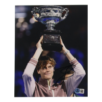 Jannik Sinner Signed 8x10 Photo (Beckett) at PristineAuction.com