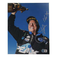 John Force Signed NHRA 8x10 Photo Inscribed "16X" (Beckett) at PristineAuction.com