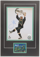 Joe Nieuwendyk Signed Stars Custom Lithograph Display with Sports Card (JSA) at PristineAuction.com