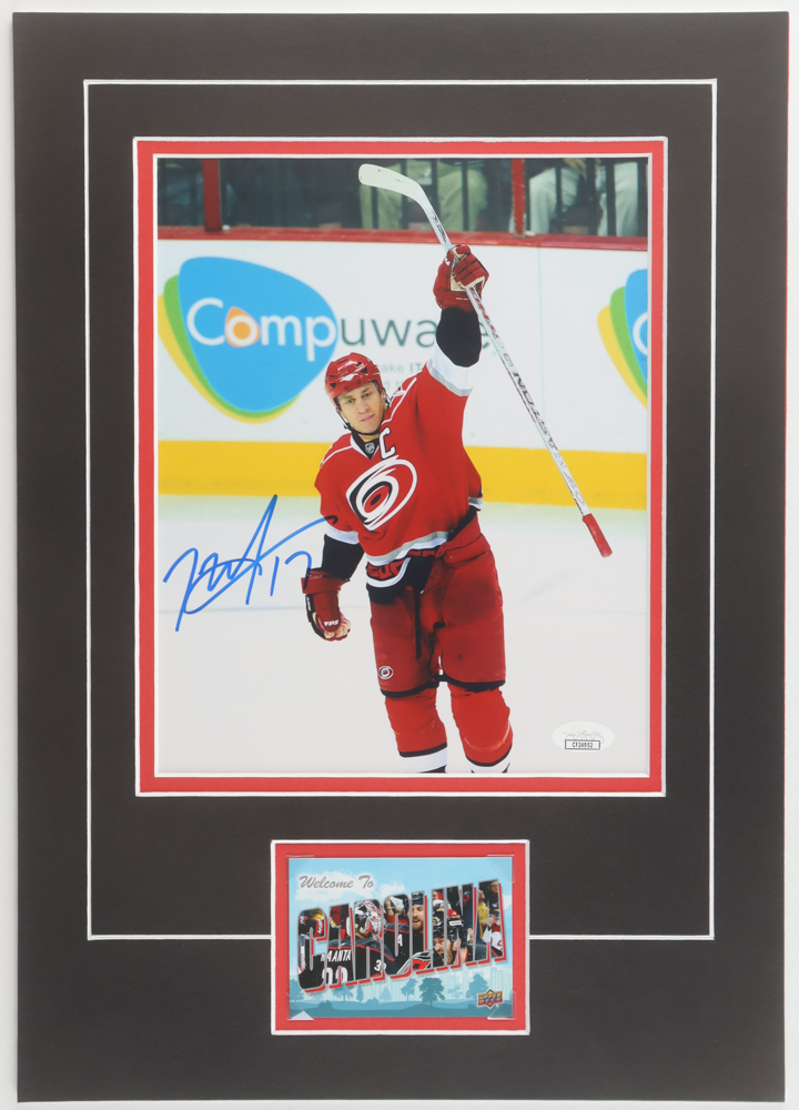 Rod Brind'Amour Signed Hurricanes Custom Lithograph Display with Sports Card (JSA) at PristineAuction.com Rod Brind'Amour Signed Hurricanes Custom Lithograph Display with Sports Card (JSA) at PristineAuction.com