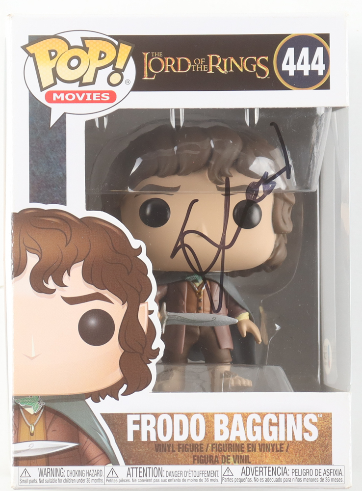 Elijah Wood Signed "The Lord of the Rings" #444 Frodo Baggins Funko Pop! Vinyl Figure (Beckett) at PristineAuction.com Elijah Wood Signed "The Lord of the Rings" #444 Frodo Baggins Funko Pop! Vinyl Figure (Beckett) at PristineAuction.com