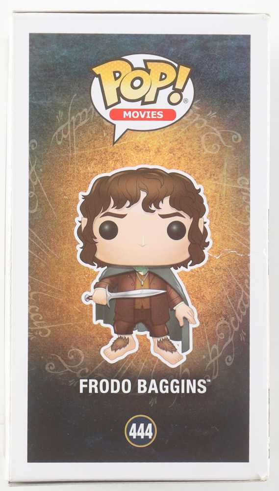 Elijah Wood Signed "The Lord of the Rings" #444 Frodo Baggins Funko Pop! Vinyl Figure (Beckett) at PristineAuction.com Elijah Wood Signed "The Lord of the Rings" #444 Frodo Baggins Funko Pop! Vinyl Figure (Beckett) at PristineAuction.com