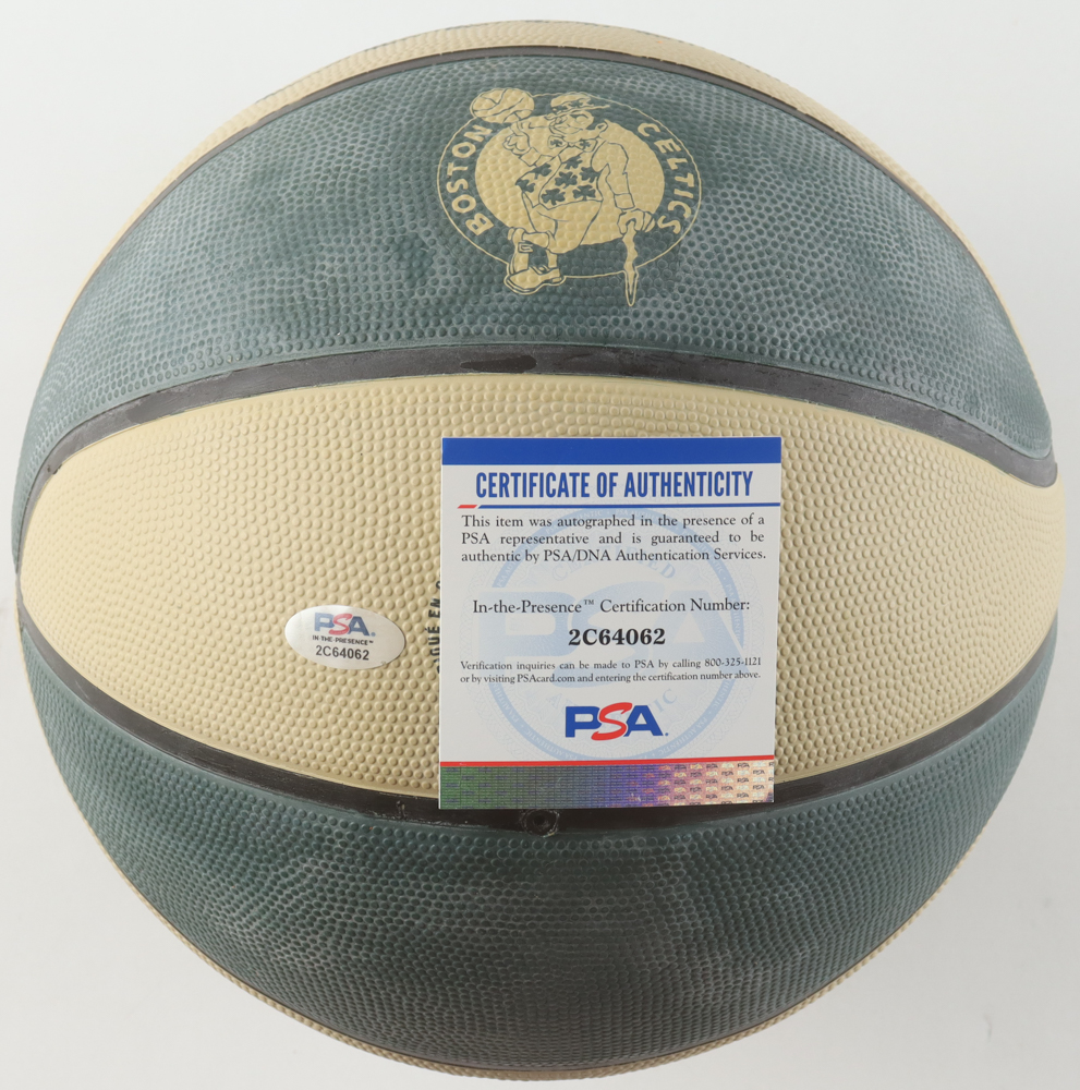 Larry Bird Signed Celtics City Edition NBA Basketball (PSA) at PristineAuction.com Larry Bird Signed Celtics City Edition NBA Basketball (PSA) at PristineAuction.com