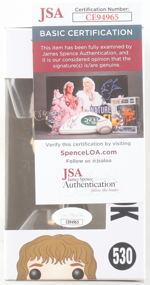 Billy Boyd Signed "The Lord of the Rings" #530 Pippin Took Funko Pop! Vinyl Figure (JSA) at PristineAuction.com Billy Boyd Signed "The Lord of the Rings" #530 Pippin Took Funko Pop! Vinyl Figure (JSA) at PristineAuction.com