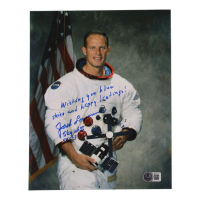 Jack Lousma Signed 8x10 Photo Inscribed "Wishing You Blue Skies and Happy Landings" & "Skylab II STS-3"  (Beckett) at PristineAuction.com
