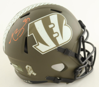 Tyler Boyd Signed Bengals Full-Size Salute To Service Alternate Speed Helmet (JSA) at PristineAuction.com