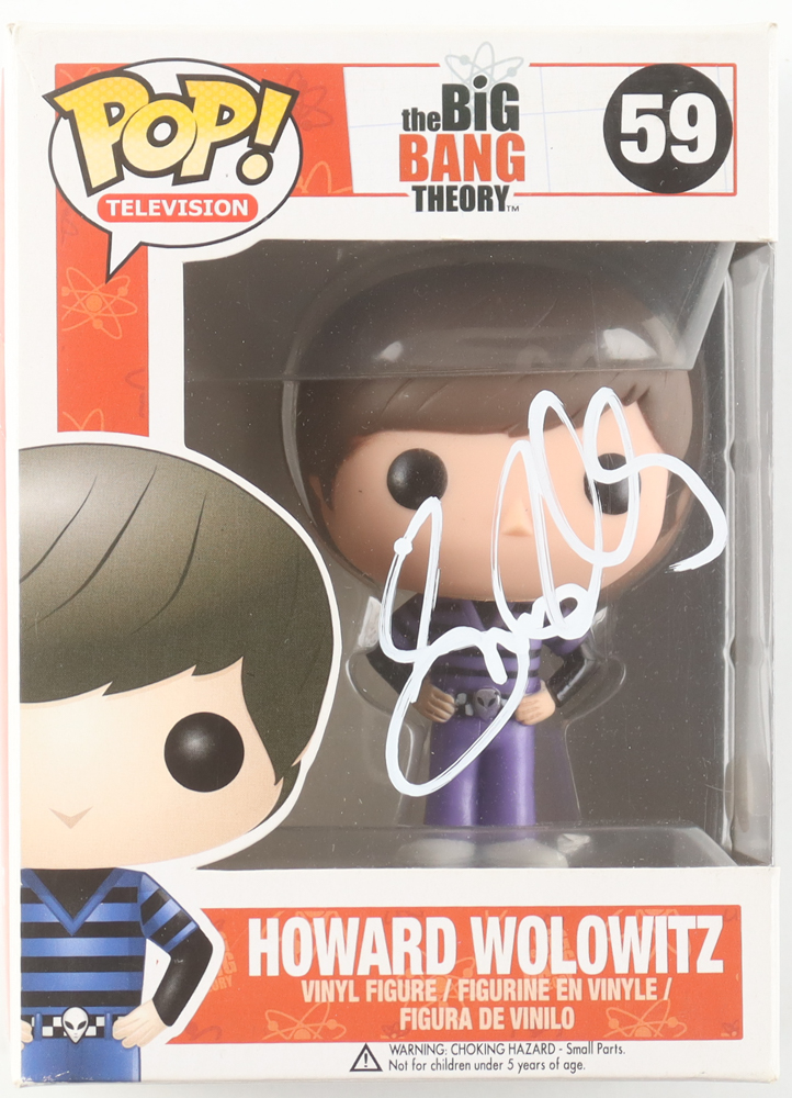 Simon Helberg Signed "The Big Bang Theory" #59 Howard Wolowitz Funko Pop! Vinyl Figure (JSA) at PristineAuction.com Simon Helberg Signed "The Big Bang Theory" #59 Howard Wolowitz Funko Pop! Vinyl Figure (JSA) at PristineAuction.com