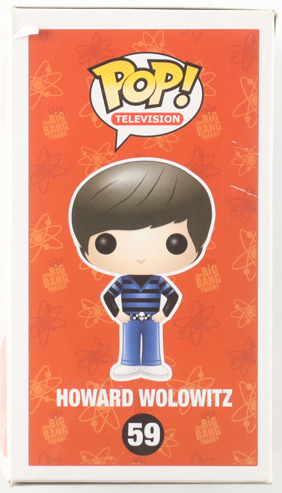 Simon Helberg Signed "The Big Bang Theory" #59 Howard Wolowitz Funko Pop! Vinyl Figure (JSA) at PristineAuction.com Simon Helberg Signed "The Big Bang Theory" #59 Howard Wolowitz Funko Pop! Vinyl Figure (JSA) at PristineAuction.com
