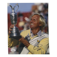 Greg Norman Signed 8x10 Photo Inscribed "2k25" & "Attack Life" with Hand-Drawn Sketch (JSA) at PristineAuction.com