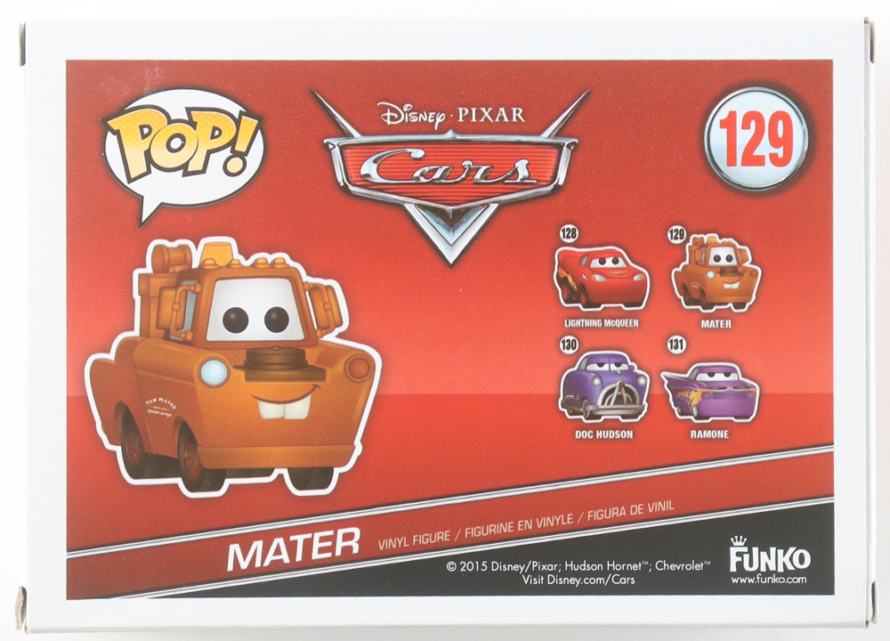 Larry The Cable Guy Signed "Cars" #129 Mater Funko Pop Vinyl Figure (PSA) at PristineAuction.com Larry The Cable Guy Signed "Cars" #129 Mater Funko Pop Vinyl Figure (PSA) at PristineAuction.com