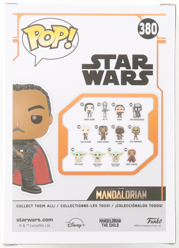 Giancarlo Esposito Signed "Star Wars" #380 Moff Gideon Funko Pop! Vinyl Figure (JSA) at PristineAuction.com Giancarlo Esposito Signed "Star Wars" #380 Moff Gideon Funko Pop! Vinyl Figure (JSA) at PristineAuction.com