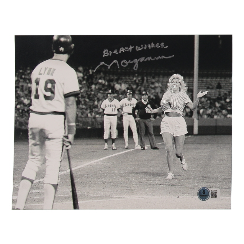 Morganna Roberts Signed 8x10 Photo with Inscription (Beckett) at PristineAuction.com Morganna Roberts Signed 8x10 Photo with Inscription (Beckett) at PristineAuction.com