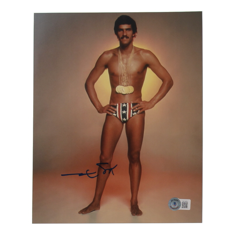 Mark Spitz Signed Olympic 8x10 Photo (Beckett) at PristineAuction.com Mark Spitz Signed Olympic 8x10 Photo (Beckett) at PristineAuction.com