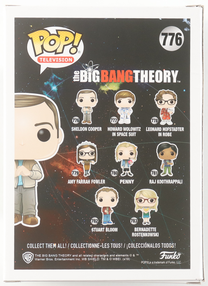 Jim Parsons Signed "The Big Bang Theory" #776 Sheldon Cooper Funko Pop! Vinyl Figure (JSA) at PristineAuction.com Jim Parsons Signed "The Big Bang Theory" #776 Sheldon Cooper Funko Pop! Vinyl Figure (JSA) at PristineAuction.com