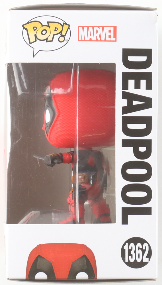 Ryan Reynolds Signed "Deadpool" #1362 Deadpool Bobble-Head Funko Pop! Vinyl Figure (JSA) at PristineAuction.com Ryan Reynolds Signed "Deadpool" #1362 Deadpool Bobble-Head Funko Pop! Vinyl Figure (JSA) at PristineAuction.com