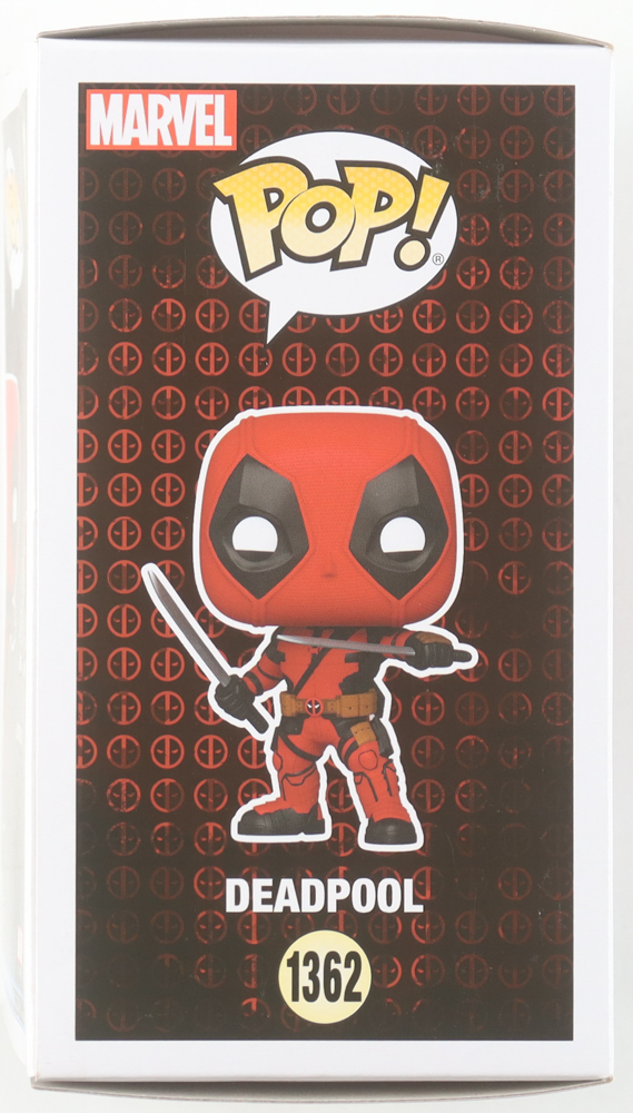 Ryan Reynolds Signed "Deadpool" #1362 Deadpool Bobble-Head Funko Pop! Vinyl Figure (JSA) at PristineAuction.com Ryan Reynolds Signed "Deadpool" #1362 Deadpool Bobble-Head Funko Pop! Vinyl Figure (JSA) at PristineAuction.com