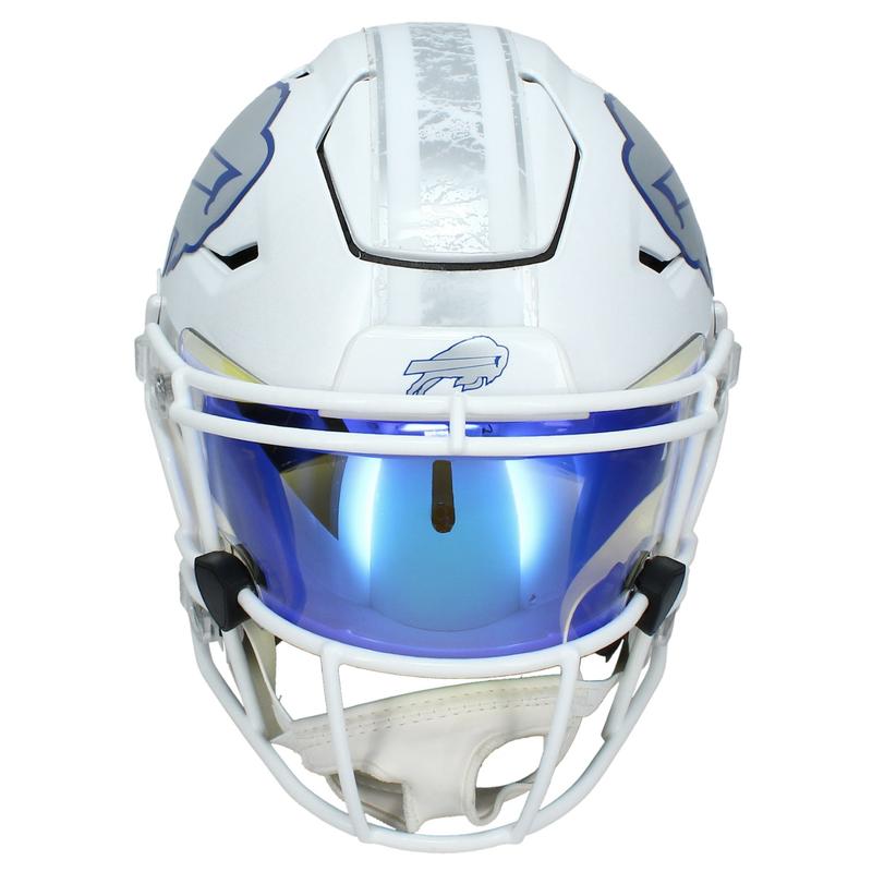 Josh Allen Signed Bills Full-Size Authentic On-Field Rivalries Alternate Speedflex Helmet with Custom Visor (Beckett) at PristineAuction.com Josh Allen Signed Bills Full-Size Authentic On-Field Rivalries Alternate Speedflex Helmet with Custom Visor (Beckett) at PristineAuction.com