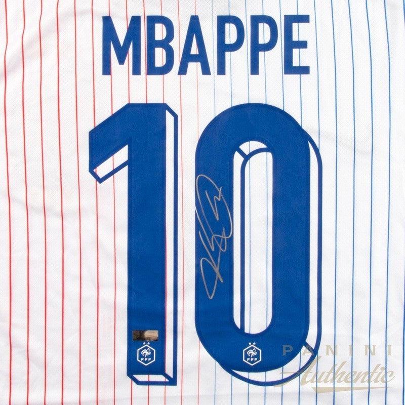 Kylian Mbappe Signed France National Team Nike Authentic Jersey (Panini) at PristineAuction.com Kylian Mbappe Signed France National Team Nike Authentic Jersey (Panini) at PristineAuction.com