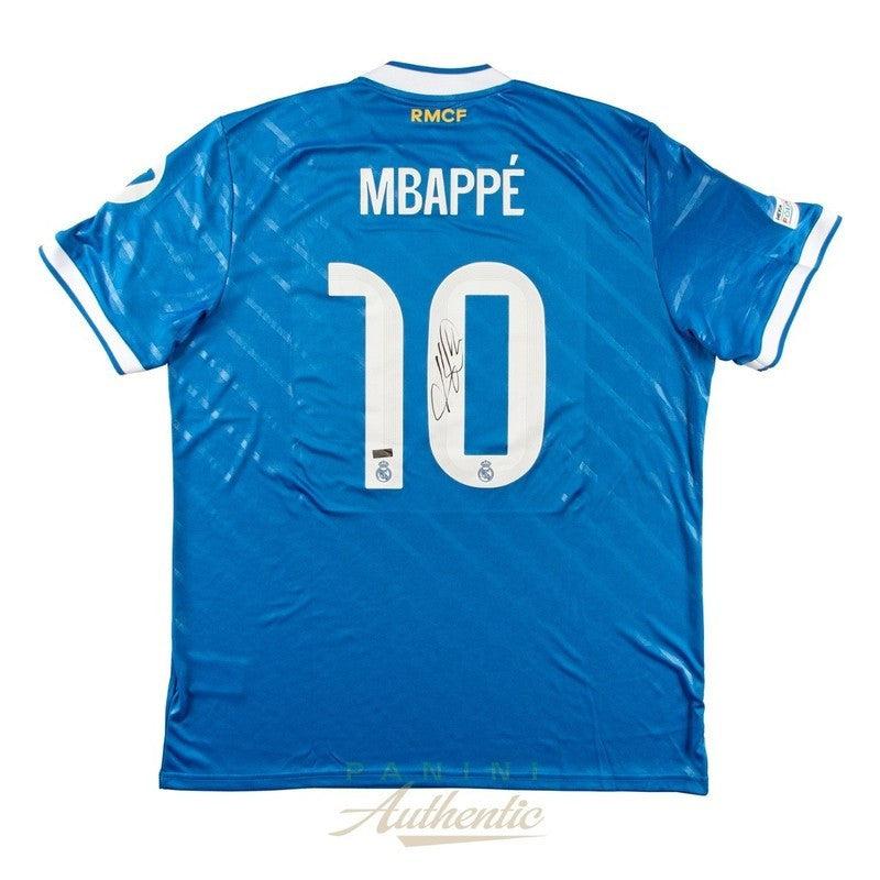 Kylian Mbappe Signed Real Madrid Nike Authentic Jersey (Panini) at PristineAuction.com Kylian Mbappe Signed Real Madrid Nike Authentic Jersey (Panini) at PristineAuction.com