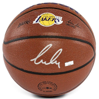 Luka Doncic Signed Lakers Logo NBA Basketball (Panini) at PristineAuction.com