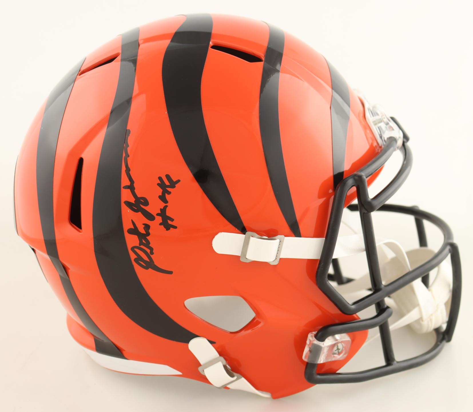 Pete Johnson Signed Bengals Full-Size Speed Helmet (Beckett) at PristineAuction.com Pete Johnson Signed Bengals Full-Size Speed Helmet (Beckett) at PristineAuction.com