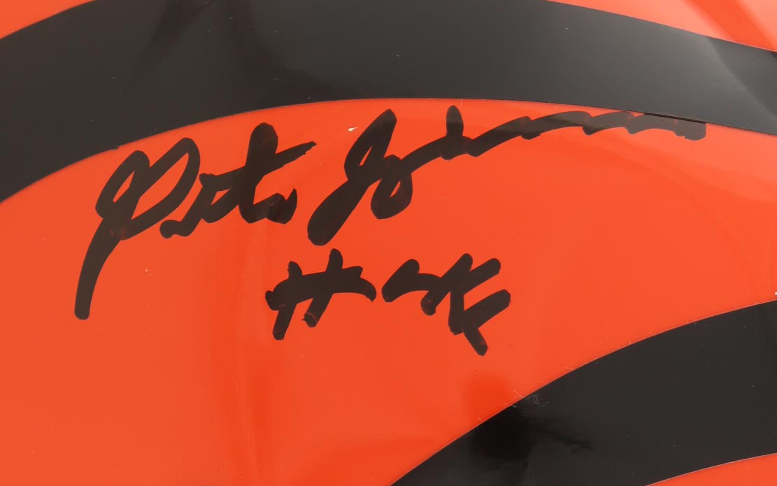 Pete Johnson Signed Bengals Full-Size Speed Helmet (Beckett) at PristineAuction.com Pete Johnson Signed Bengals Full-Size Speed Helmet (Beckett) at PristineAuction.com