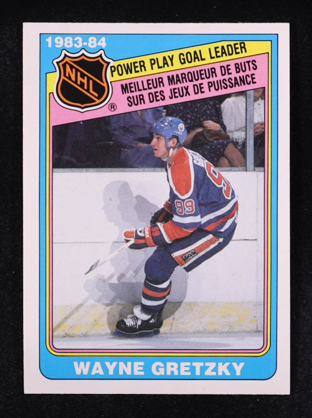 Wayne Gretzky 1984-85 O-Pee-Chee #383 LL at PristineAuction.com Wayne Gretzky 1984-85 O-Pee-Chee #383 LL at PristineAuction.com