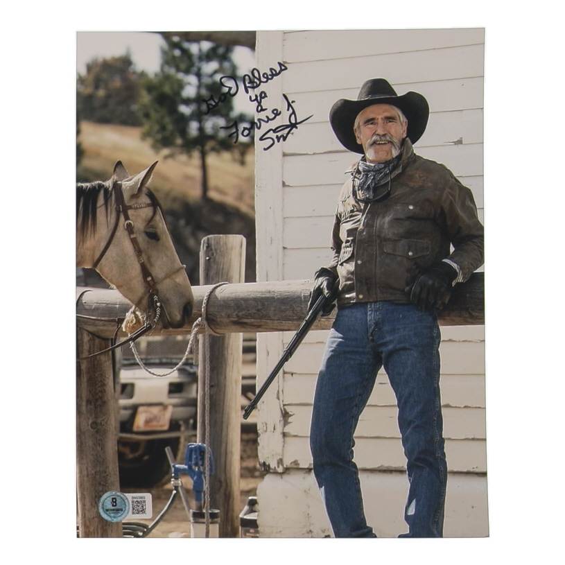 Forrie J. Smith Signed "Yellowstone" 8x10 Photo Inscribed "God Bless Ya" (Beckett) at PristineAuction.com Forrie J. Smith Signed "Yellowstone" 8x10 Photo Inscribed "God Bless Ya" (Beckett) at PristineAuction.com