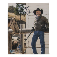 Forrie J. Smith Signed "Yellowstone" 8x10 Photo Inscribed "God Bless Ya" (Beckett) at PristineAuction.com