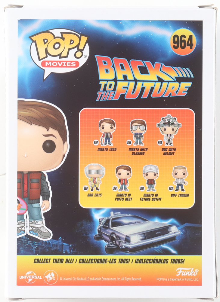 Michael J. Fox Signed "Back to the Future" #964 Marty with Hoverboard Funko Pop! Vinyl Figure (JSA) at PristineAuction.com Michael J. Fox Signed "Back to the Future" #964 Marty with Hoverboard Funko Pop! Vinyl Figure (JSA) at PristineAuction.com