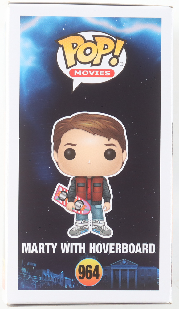 Michael J. Fox Signed "Back to the Future" #964 Marty with Hoverboard Funko Pop! Vinyl Figure (JSA) at PristineAuction.com Michael J. Fox Signed "Back to the Future" #964 Marty with Hoverboard Funko Pop! Vinyl Figure (JSA) at PristineAuction.com