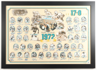 1972 Dolphins LE "Perfect Season" Custom Framed Photo Team-Signed By (46) with Don Shula, Bob Griese, Nick Buoniconti, Larry Csonka, Larry Little, Jim Langer (Mounted Memories) at PristineAuction.com