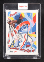 Ronald Acuna Jr. 2021 Topps Project 70 #130 / Efdot at PristineAuction.com