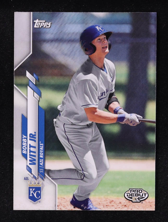 Bobby Witt Jr. 2020 Topps Pro Debut #PD50 RC at PristineAuction.com Bobby Witt Jr. 2020 Topps Pro Debut #PD50 RC at PristineAuction.com