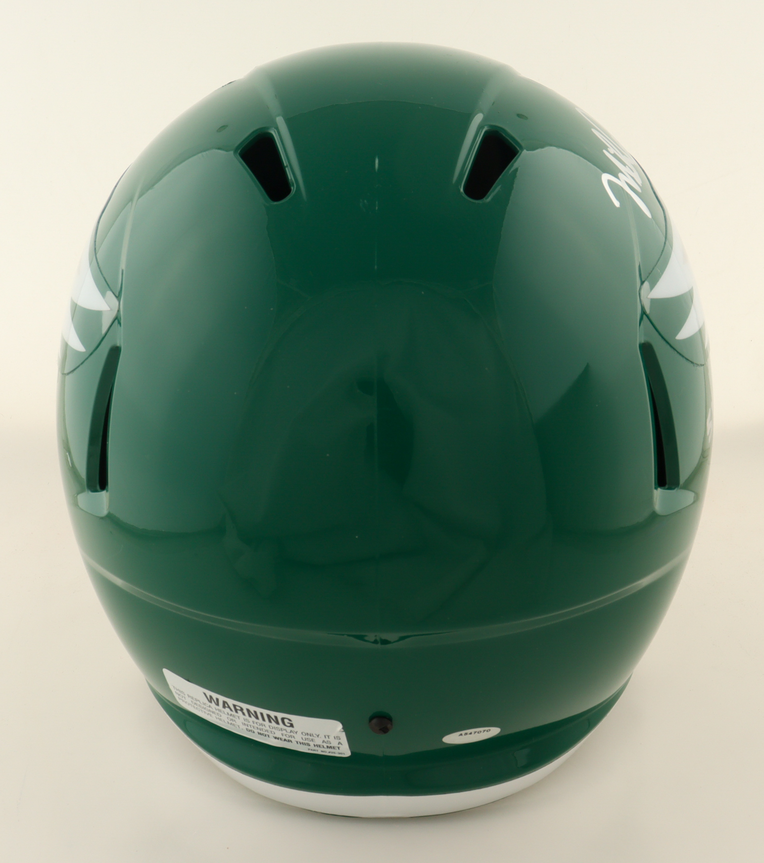 Mike Quick Signed Eagles Full-Size Speed Helmet Inscribed "5x Pro Bowl" (Schwartz) at PristineAuction.com Mike Quick Signed Eagles Full-Size Speed Helmet Inscribed "5x Pro Bowl" (Schwartz) at PristineAuction.com