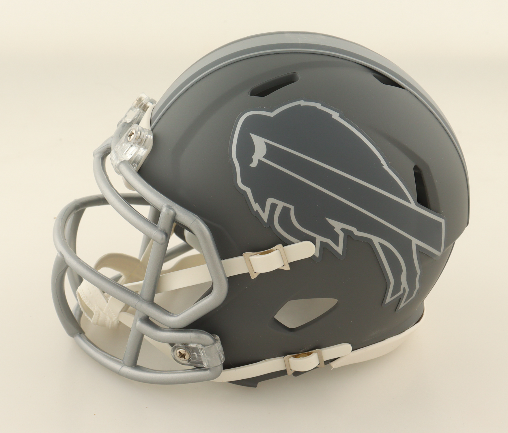 Keon Coleman Signed Bills Slate Alternate Speed Mini Helmet (Beckett) at PristineAuction.com Keon Coleman Signed Bills Slate Alternate Speed Mini Helmet (Beckett) at PristineAuction.com