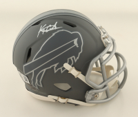 Keon Coleman Signed Bills Slate Alternate Speed Mini Helmet (Beckett) at PristineAuction.com