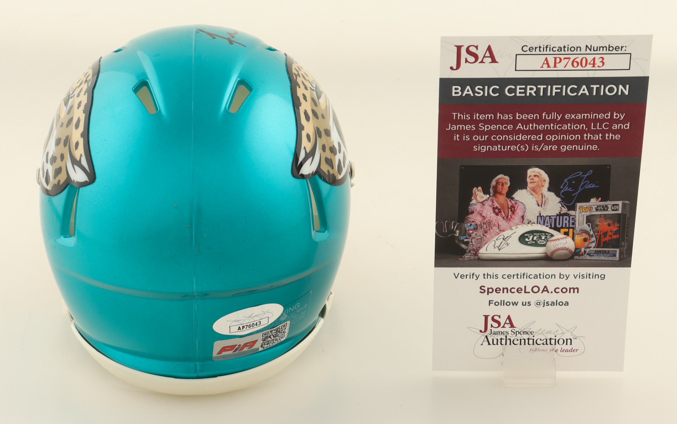Fred Taylor Signed Jaguars Flash Alternate Speed Mini Helmet (JSA) at PristineAuction.com Fred Taylor Signed Jaguars Flash Alternate Speed Mini Helmet (JSA) at PristineAuction.com