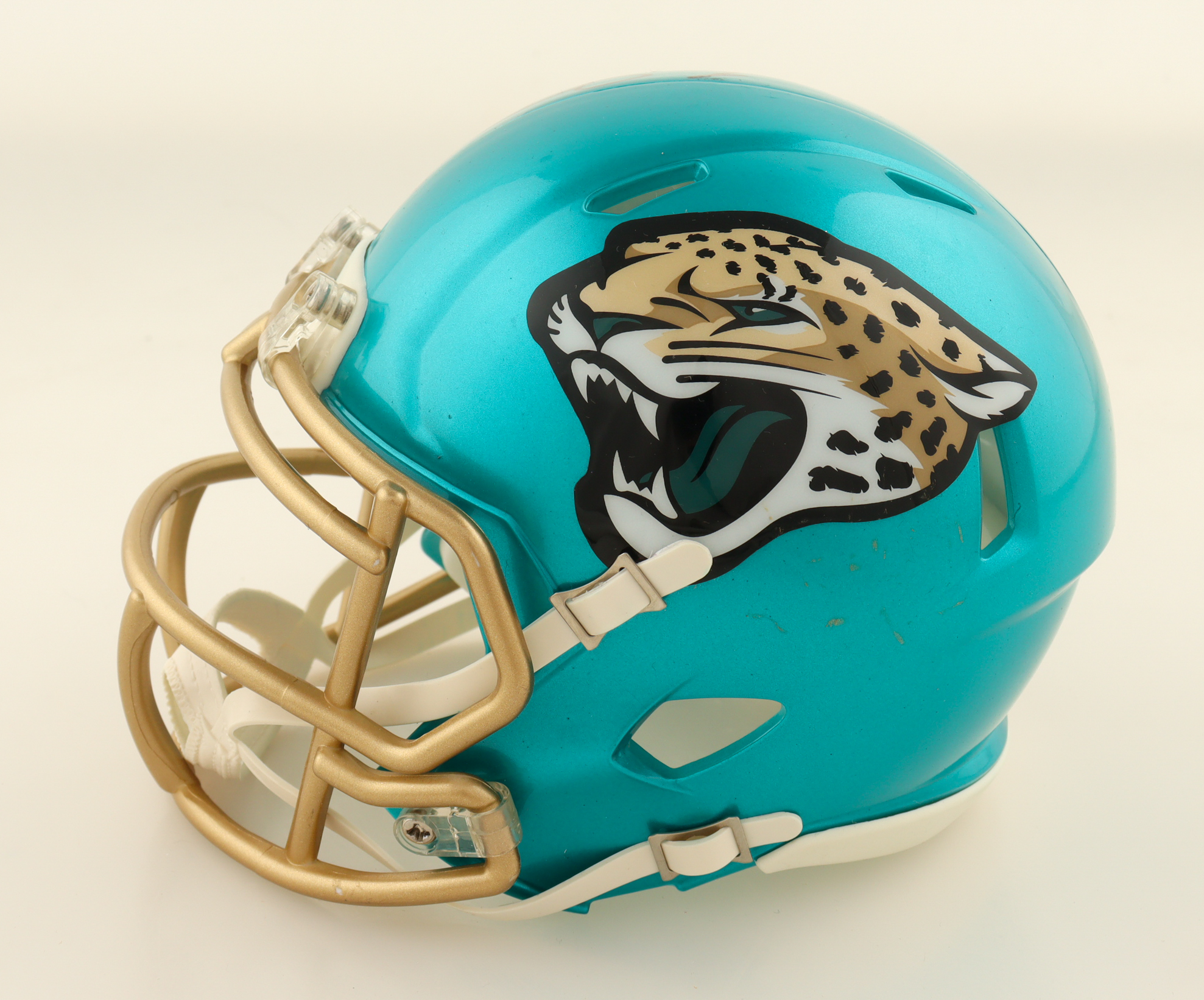 Fred Taylor Signed Jaguars Flash Alternate Speed Mini Helmet (JSA) at PristineAuction.com Fred Taylor Signed Jaguars Flash Alternate Speed Mini Helmet (JSA) at PristineAuction.com